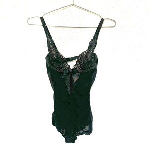 Victoria’s Secret Black Lace Teddy